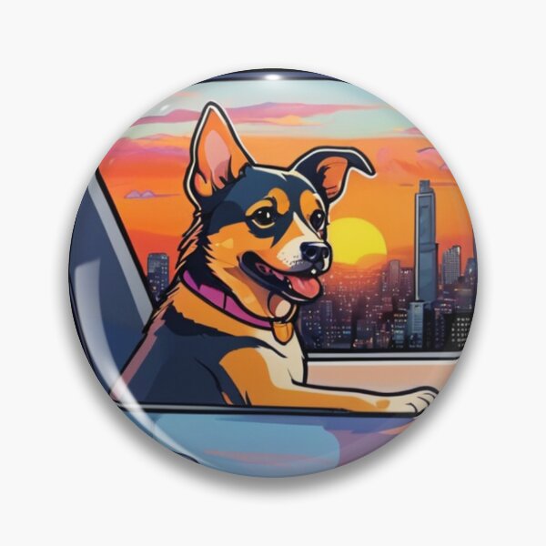 Item preview, Joyful Corgi Car Window designed and sold by Daniel Haddad.