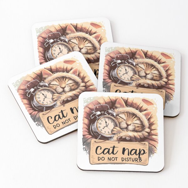 Item preview, cat nap do not disturb, sleeping cat designed and sold by Lunaawga.