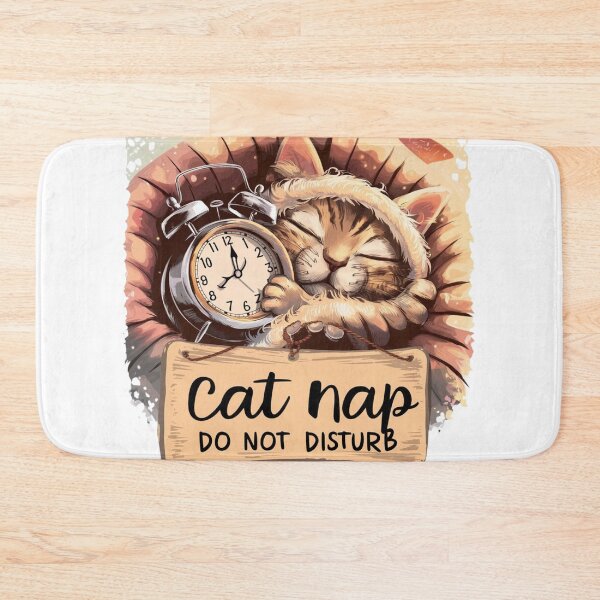 Item preview, cat nap do not disturb, sleeping cat designed and sold by Lunaawga.