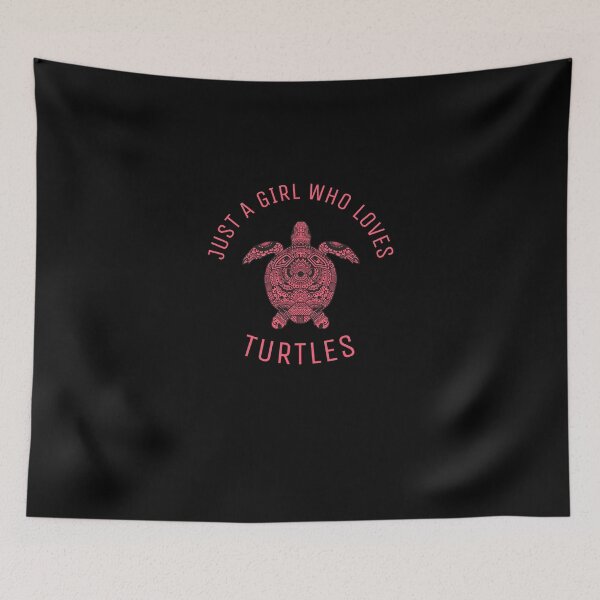 Item preview, Just a girl who loves turtles, cute turtle lover designed and sold by wittyprinttop.