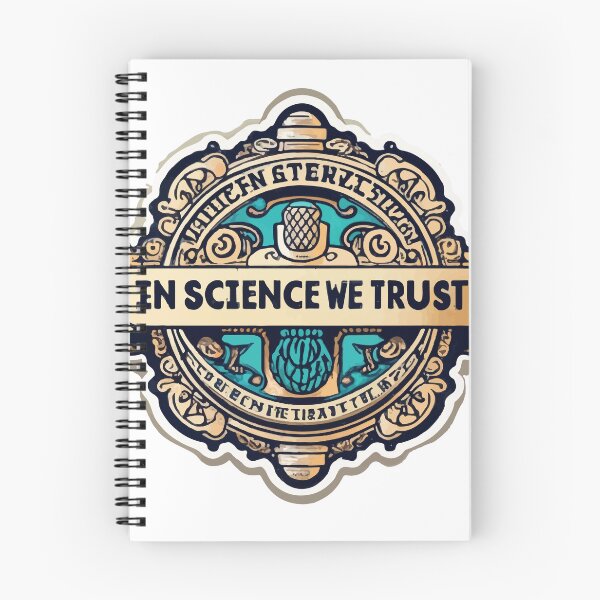 Item preview, In Science We Trust Forensic Badge Engraved Emblem designed and sold by NiftyWrx.
