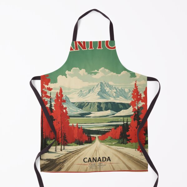 Item preview, Manitoba Canada Vintage Poster Tourism designed and sold by TravelersGems.
