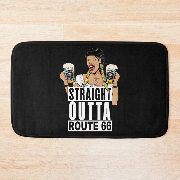 Item preview, Straight Outta Route 66; Biker Bar; Zweibrucken; designed and sold by StickerApe.