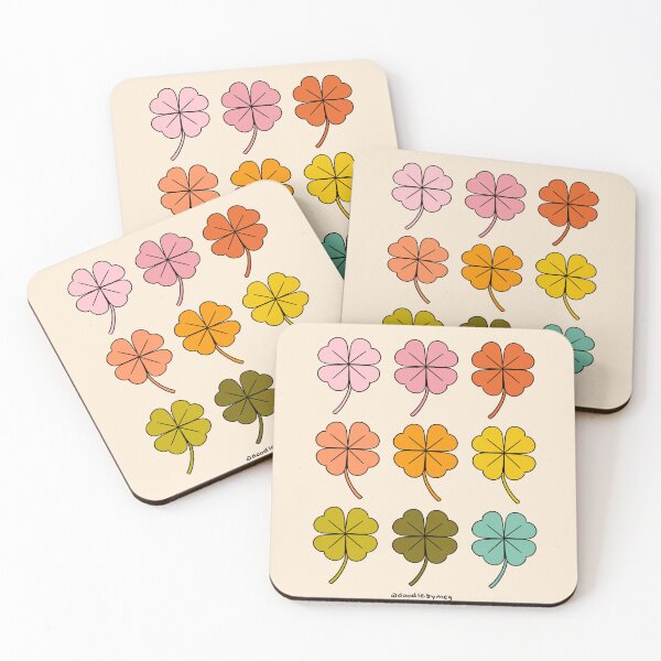 Item preview, Rainbow Clovers designed and sold by doodlebymeg.