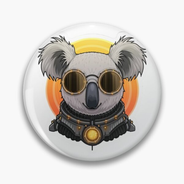 Item preview, The solarpunk Koala sticker designed and sold by spoo-art.