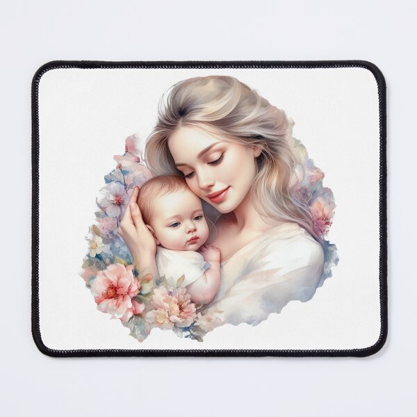 Item preview, Mother and Baby floral design. Mothers day gift designed and sold by SideKickCreates.