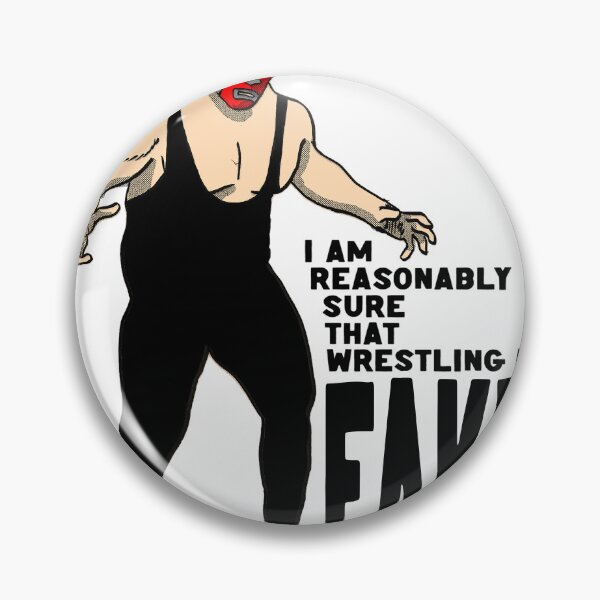 Item preview, Wrestling is Fake designed and sold by joshpincus.
