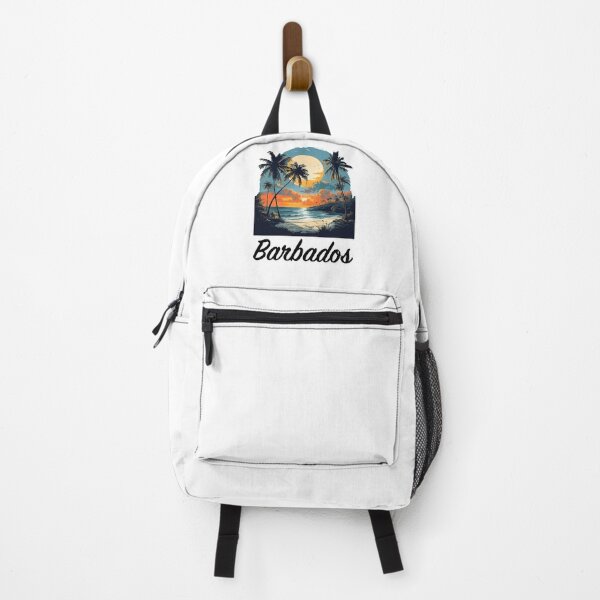 Item preview, Barbados Sunset (with Black Lettering) designed and sold by VelvetRoom.