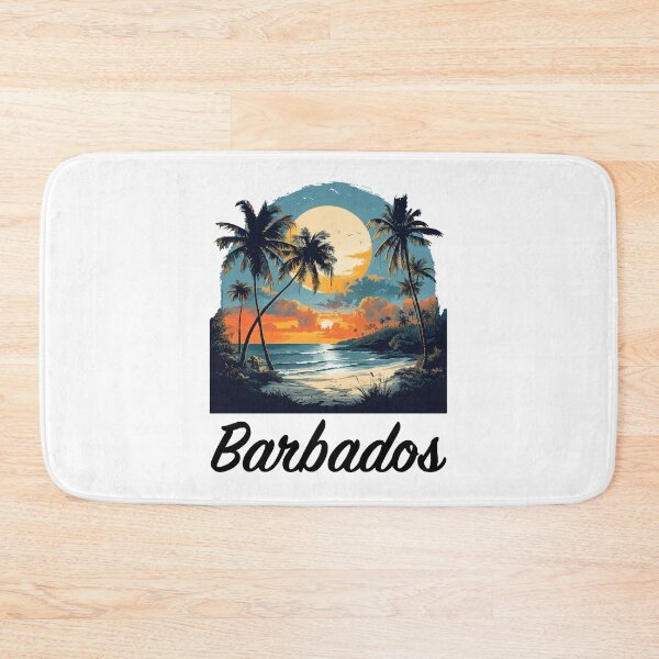 Item preview, Barbados Sunset (with Black Lettering) designed and sold by VelvetRoom.