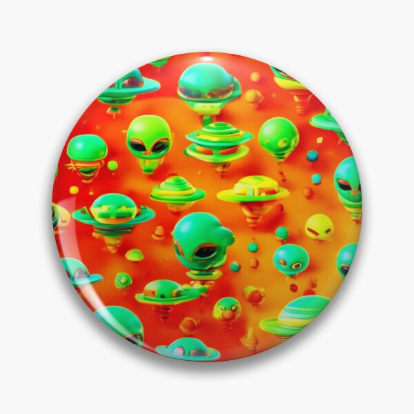 Item preview, Colorful Alien 3D Animation designed and sold by Health And Fitness Posts e-Store.