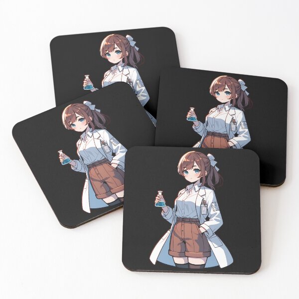 Item preview, Charming cute Anime girl Scientist - Chic Lab Expert designed and sold by Unitepeople.