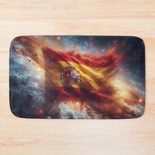 Item preview, Cosmic Spain: The Flag Between Nebulae and Stars designed and sold by TroviTutto.