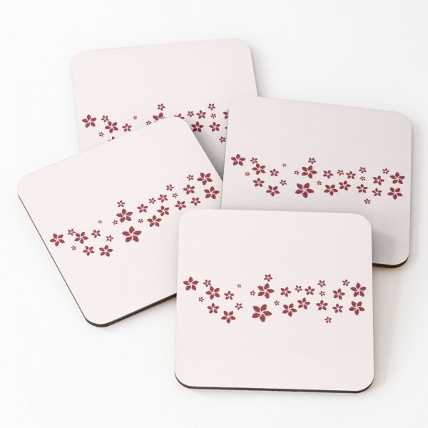 Item preview,  Tiny Magenta Flowers ; Pattern designed and sold by PatternInArt.
