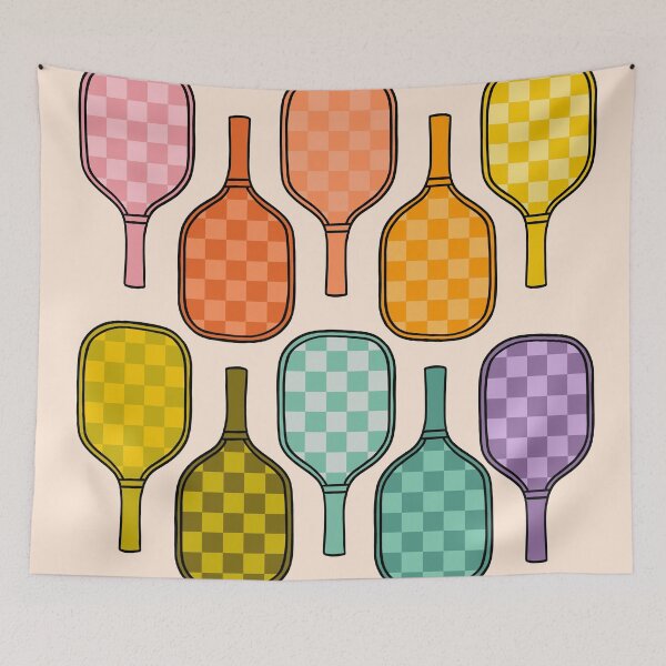 Item preview, Rainbow Pickleball Paddles designed and sold by doodlebymeg.