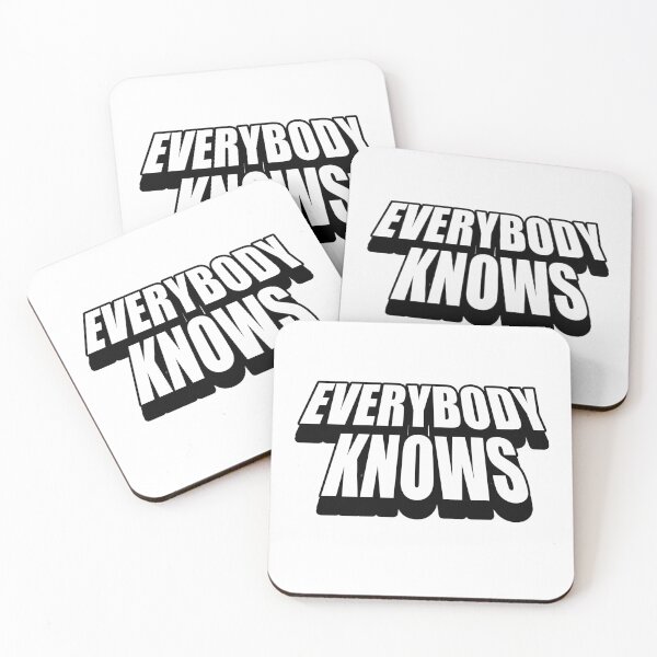 Item preview, Everybody Knows designed and sold by joshpincus.