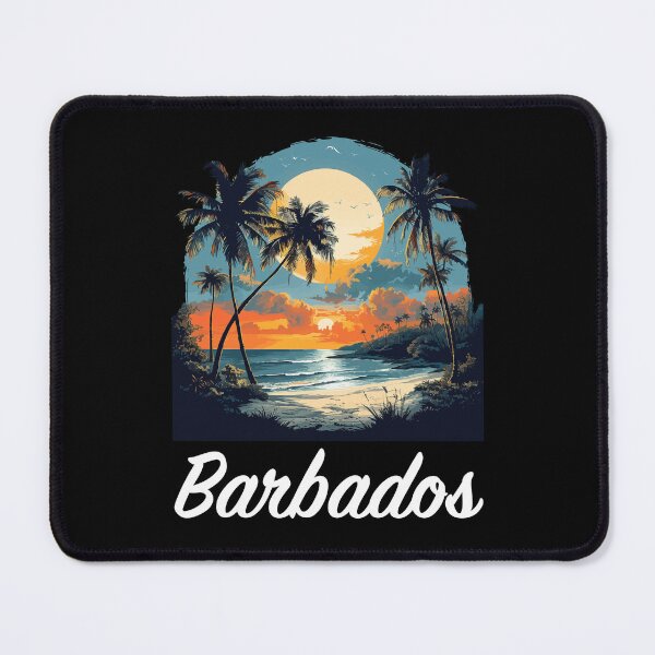 Item preview, Barbados Sunset (with White Lettering) designed and sold by VelvetRoom.