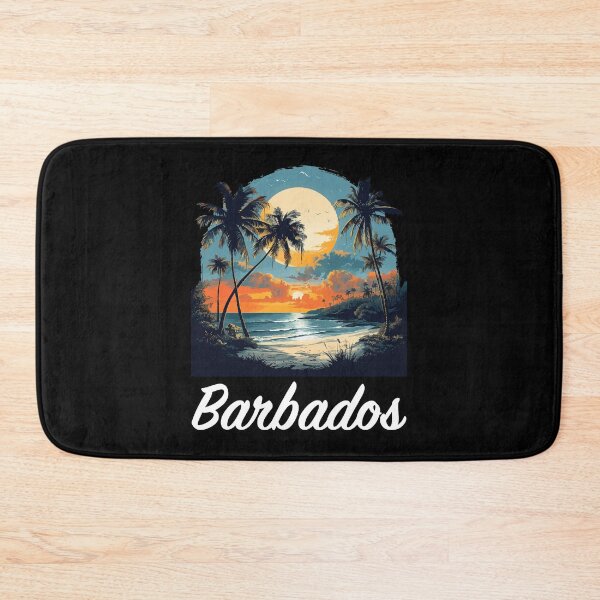 Item preview, Barbados Sunset (with White Lettering) designed and sold by VelvetRoom.