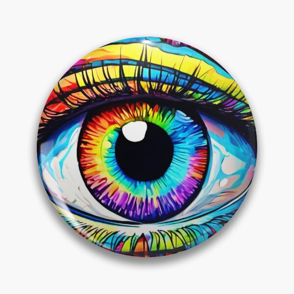 Item preview, Vibrant Eye Art designed and sold by Health And Fitness Posts e-Store.
