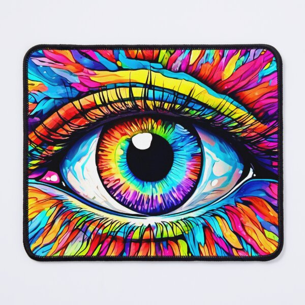 Item preview, Vibrant Eye Art designed and sold by Health And Fitness Posts e-Store.