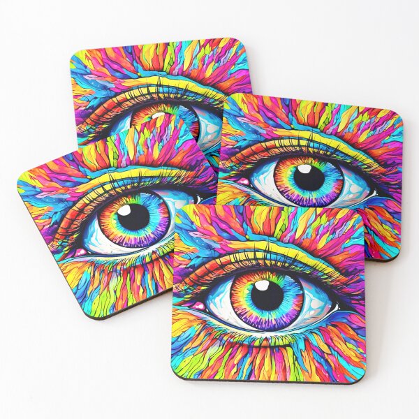 Item preview, Vibrant Eye Art designed and sold by Health And Fitness Posts e-Store.
