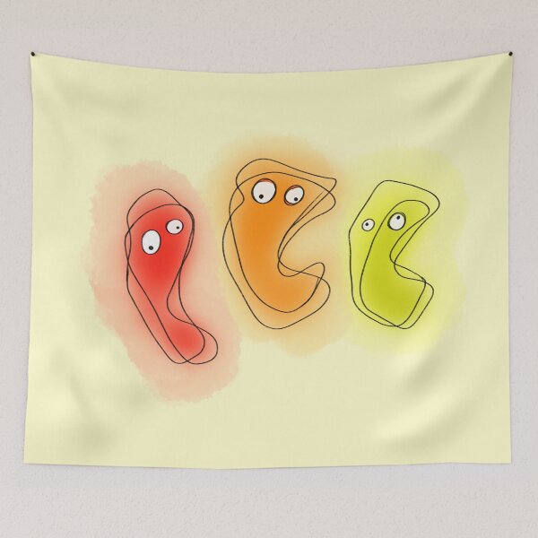 Item preview, Red Orange Yellow – Abstract figures designed and sold by Daroli.