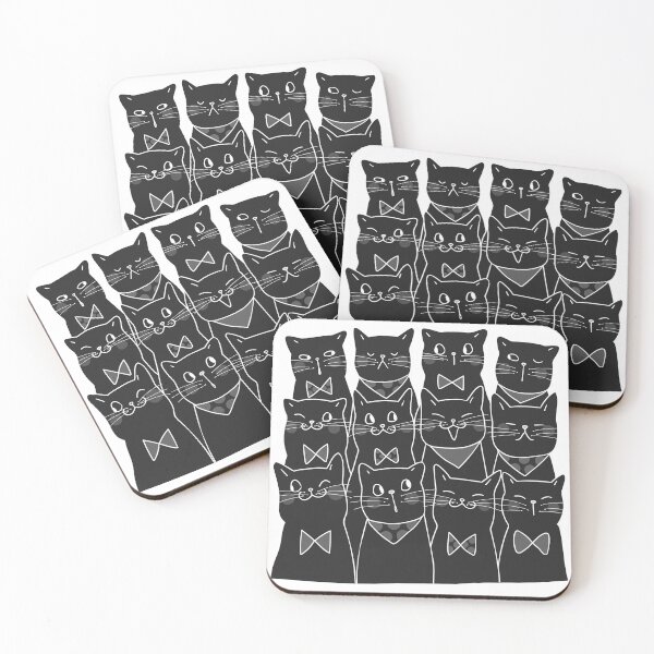 Item preview,  Black Cat Peeking & Sneaking designed and sold by PatternInArt.