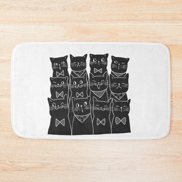 Item preview,  Black Cat Peeking & Sneaking designed and sold by PatternInArt.