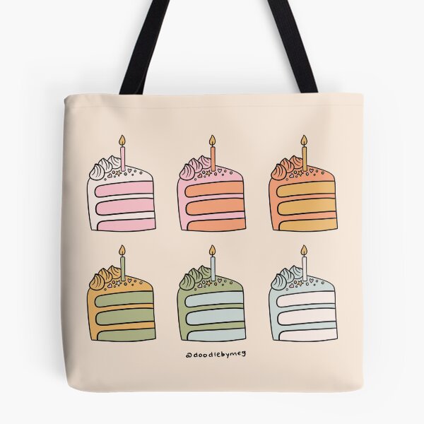 Item preview, Rainbow Slices of Cake designed and sold by doodlebymeg.