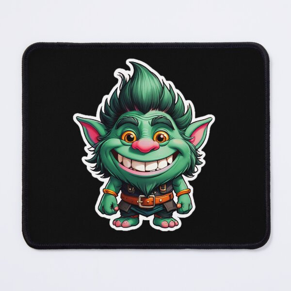 Item preview, Happy Green Little Troll designed and sold by Bunmigraphics .