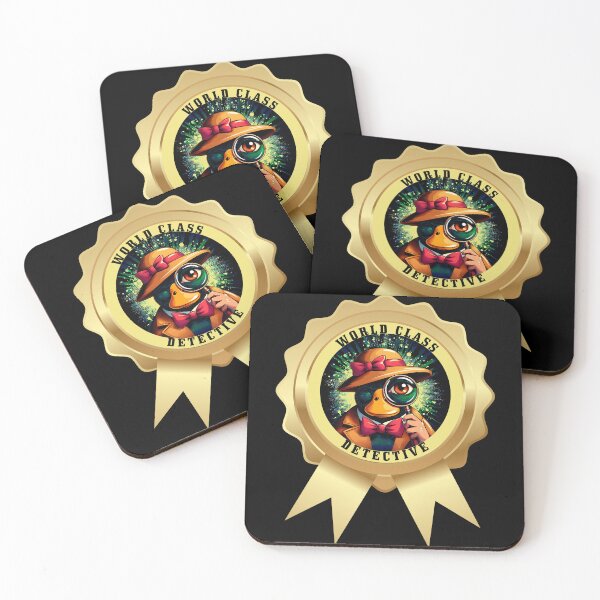 Item preview, World Class Detective Badge designed and sold by Wisnak SHOP.