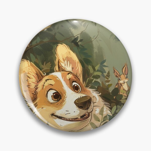 Item preview, Corgi and squirrels designed and sold by CorgiCuddle.