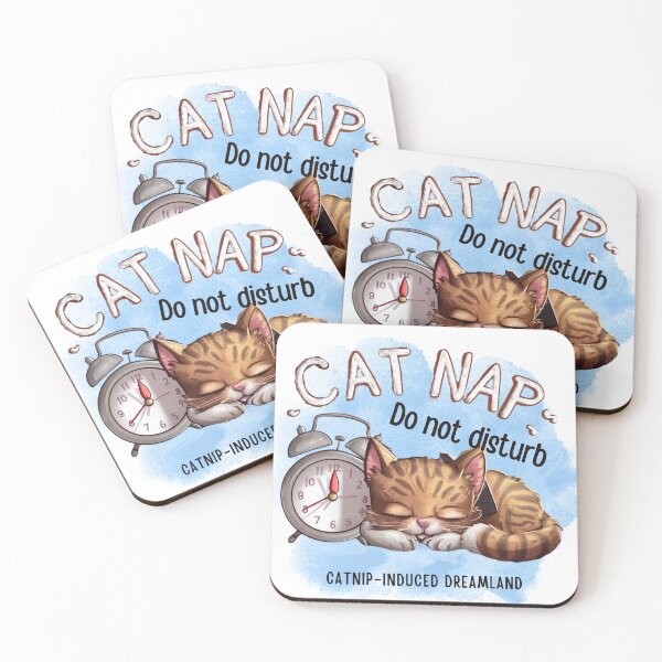Item preview, cat nap do not disturb, sleeping cat designed and sold by Lunaawga.