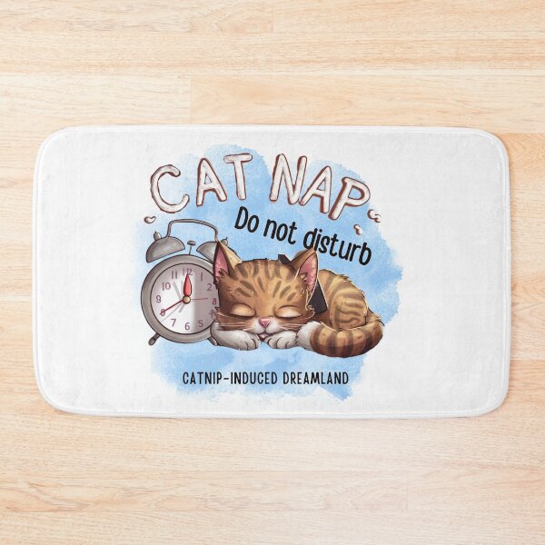 Item preview, cat nap do not disturb, sleeping cat designed and sold by Lunaawga.