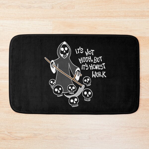 Item preview, Grim Reaper Harvesting Souls / It's Not Much But It's Honest Work (White) designed and sold by Graograman.