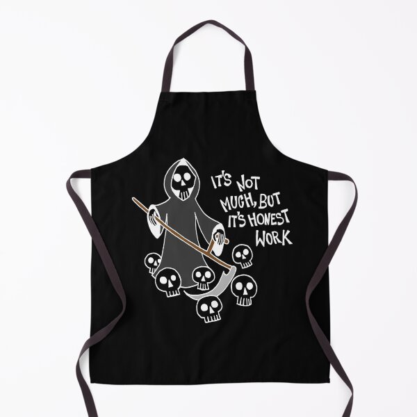 Item preview, Grim Reaper Harvesting Souls / It's Not Much But It's Honest Work (White) designed and sold by Graograman.