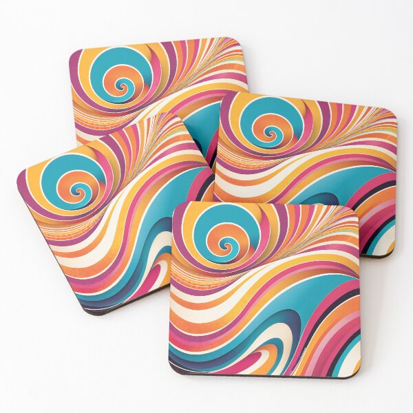 Item preview, Retro Fluid Wavy Liquid Swirl designed and sold by Prints and Lifestyle.