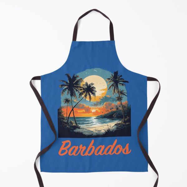 Item preview, Barbados Sunset (with Orange Lettering) designed and sold by VelvetRoom.