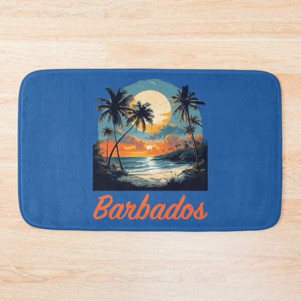Item preview, Barbados Sunset (with Orange Lettering) designed and sold by VelvetRoom.