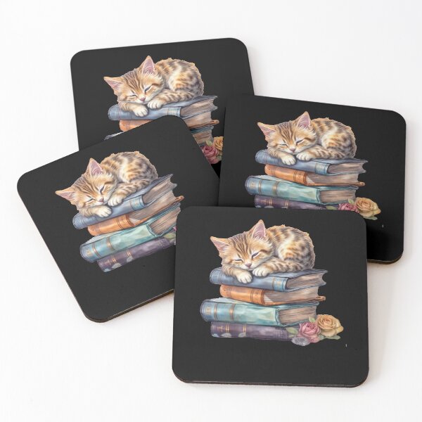 Item preview, How to Chill Like a Cat, With Books And Cats Life Is Sweet designed and sold by Miumed.