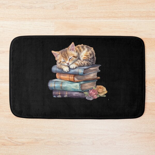 Item preview, How to Chill Like a Cat, With Books And Cats Life Is Sweet designed and sold by Miumed.