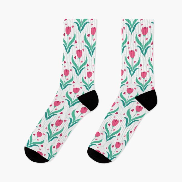 Item preview, Pink Tulip Flowers Blossom Stylish Floral Pattern designed and sold by mrhighsky.