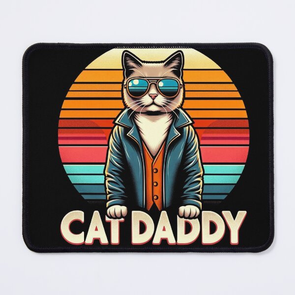 Item preview, cat daddy sunset retro designed and sold by panshop20.