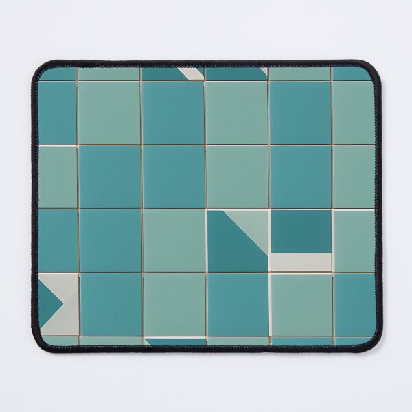 Item preview, Green Blue Tiles designed and sold by Zenvo.