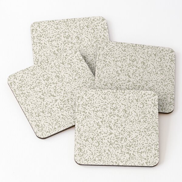Item preview, Stippled Speckles - Sage Green on Eggshell designed and sold by Megs Lang.