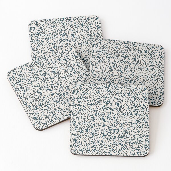 Item preview, Stippled Speckles - Prussian Blue on Eggshell designed and sold by Megs Lang.