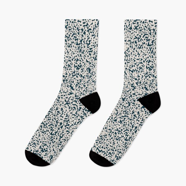 Item preview, Stippled Speckles - Prussian Blue on Eggshell designed and sold by Megs Lang.