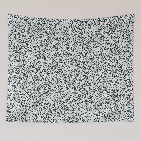 Item preview, Stippled Speckles - Prussian Blue on Eggshell designed and sold by Megs Lang.