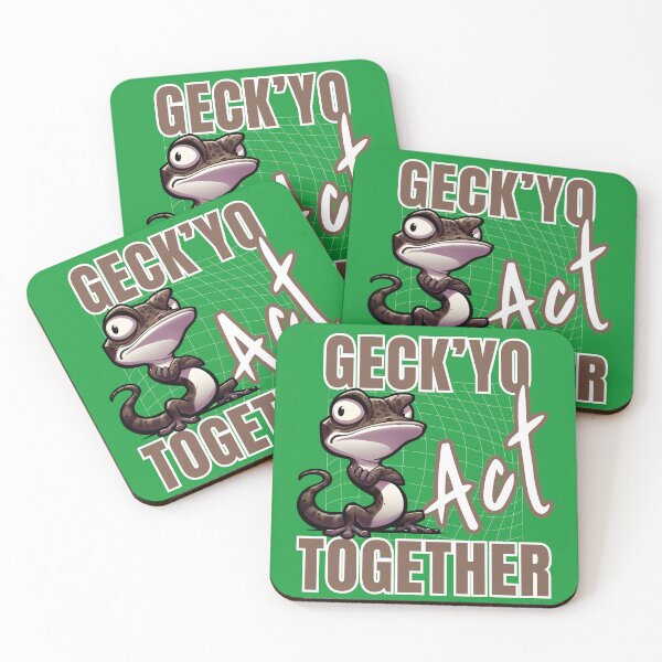 Item preview, Geck'yo Act Together Funny Gecko Cartoon designed and sold by André Botes.