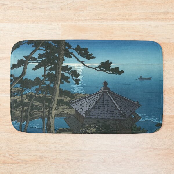 Item preview, Full Moon at Izura, Ibaraki Pref Hasui Kawase  designed and sold by TeeARTHY.