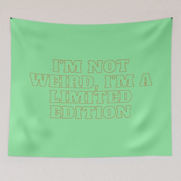 Item preview, Embrace Uniqueness: Not Weird, Simply a Limited Edition designed and sold by ArtComixHaven.